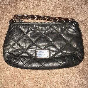 Michael Kors clutch with chain handle.